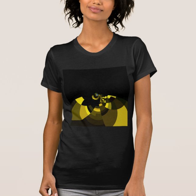 Camiseta Diseño gráfico gráfico de imágenes con chorro negr (Anverso)