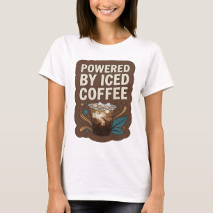Camiseta Diseño gráfico Gris FRESCO FUNCIONA CON CAFE CONGE