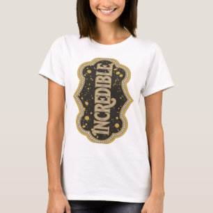 Camiseta Diseño gráfico INCREÍBLE de Cool Gold