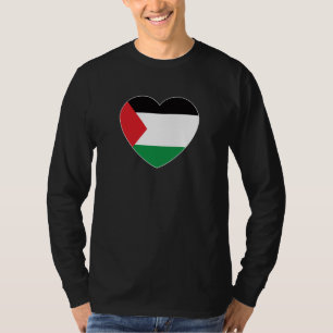 Camiseta diseño gráfico lindo con bandera palestina
