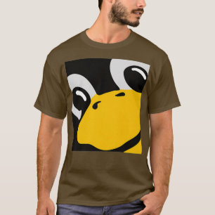 Camiseta Diseño gráfico Linu Tu Penguin Premium