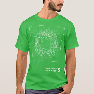 Camiseta Diseño gráfico mínimo de la canción espacial