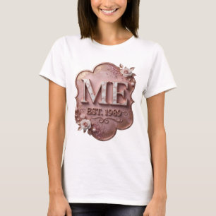 Camiseta Diseño Gráfico Modern Gold ME EST 1989