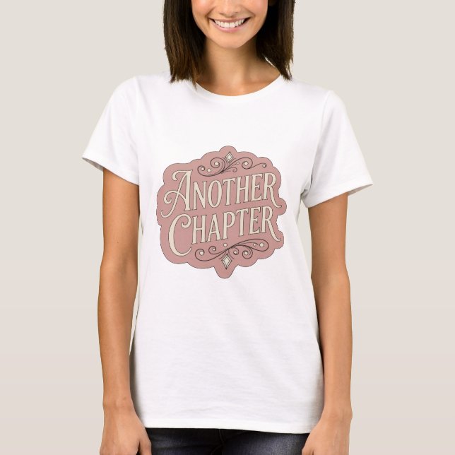 Camiseta Diseño gráfico OTRO CAPÍTULO Rosa intenso (Anverso)