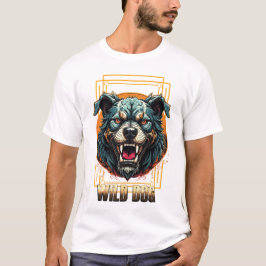 Camiseta Diseño gráfico "Perro salvaje"