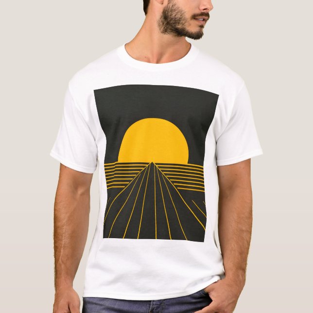 Camiseta Diseño gráfico retro (Anverso)