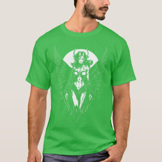 Camiseta Diseño gráfico Sexy Gothic Winged Demon Chica