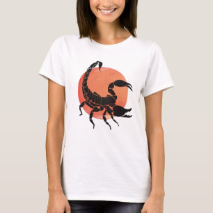 Camiseta Diseño gráfico Silueta de escorpión