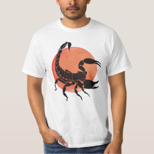 Camiseta Diseño gráfico Silueta de escorpión
