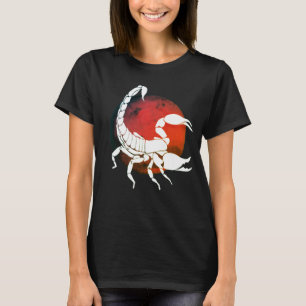 Camiseta Diseño gráfico   Silueta de escorpión