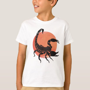 Camiseta Diseño gráfico   Silueta de escorpión