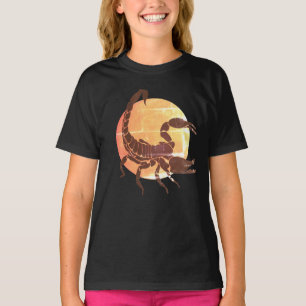 Camiseta Diseño gráfico Silueta de escorpión