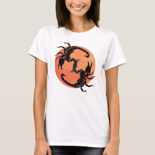 Camiseta Diseño gráfico tribal de escorpión