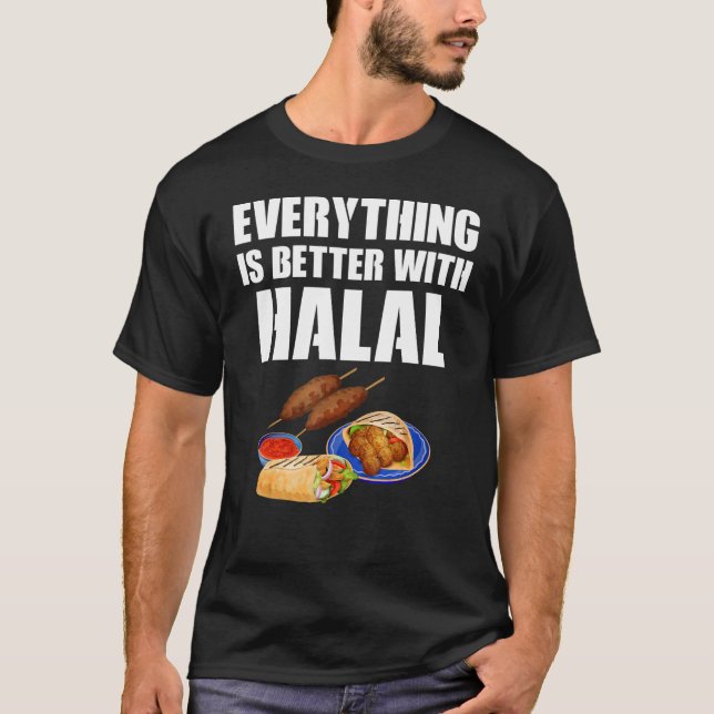 Camiseta Diseño Halal Apparel Cute Halal (Anverso)