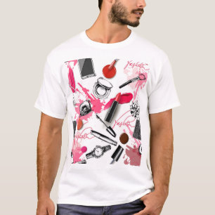 Camiseta Diseño hecho a mano, patrón gráfico vintage.