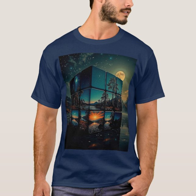 Camiseta Diseño hermoso dentro de un diseño (Anverso)