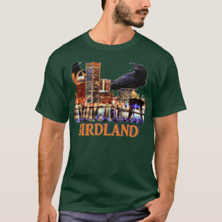 Camiseta Diseño híbrido Baltimore y Baseball