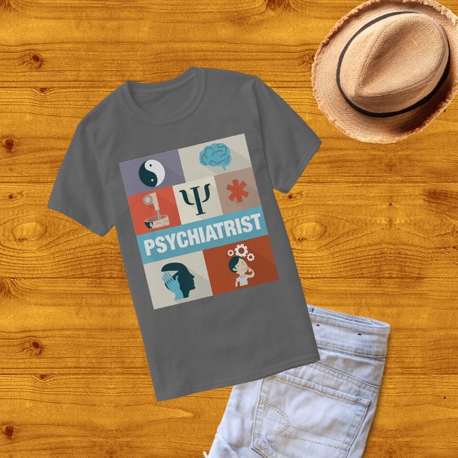 Camiseta Diseño histónico de psiquiatras profesionales (Subido por el creador)