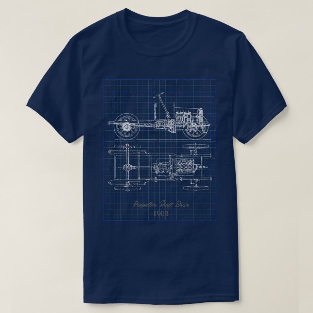 Camiseta Diseño histórico de Shaft Drive (Diseño del anverso)