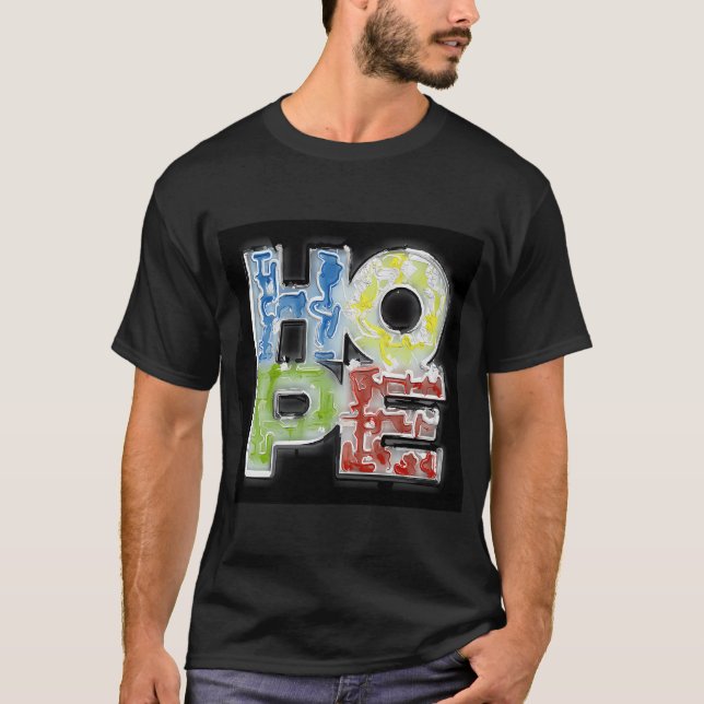 Camiseta diseño HOPE (Anverso)