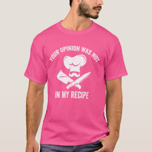 Camiseta Diseño humorístico de cocina divertida para cocine