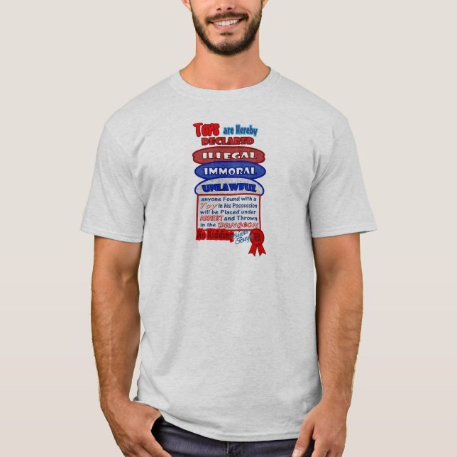 Camiseta Diseño ilegal del navidad de los juguetes del (Anverso)