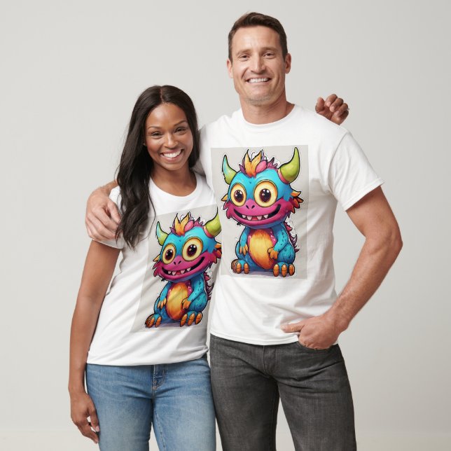 Camiseta Diseño Imprimido De Dragón Increíble (Unisexo)