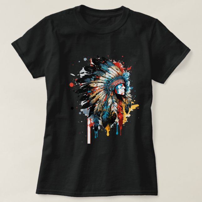 Camiseta Diseño indio nativo americano Dreamcatcher 22 (Diseño del anverso)