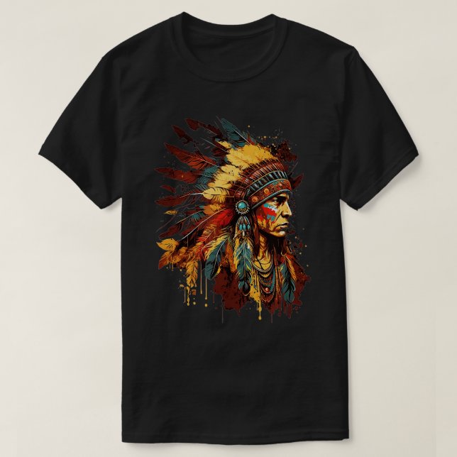 Camiseta Diseño indio nativo americano Dreamcatcher 6 (Diseño del anverso)