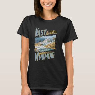 Camiseta Diseño indomable de WyomingImpresionante capturi d