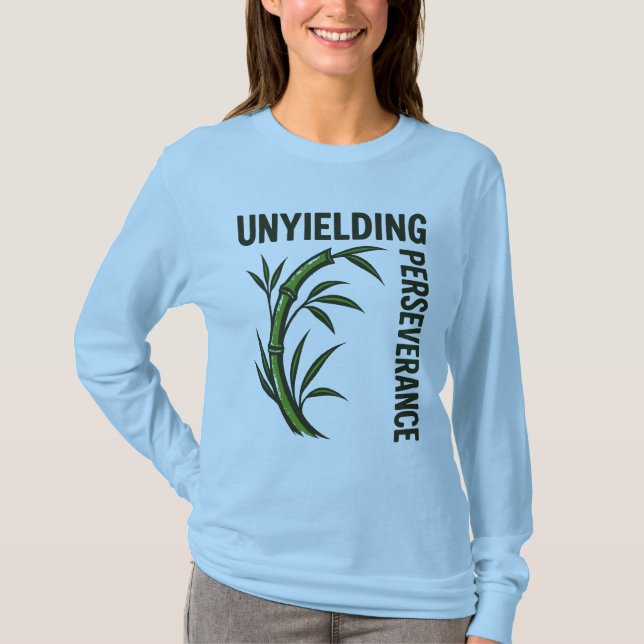 Camiseta Diseño inquebrantable de perseverancia (Anverso)