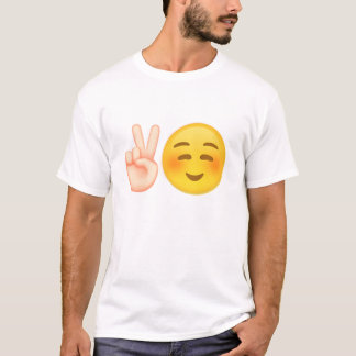 Camiseta Diseño inspirado emoji de la paz