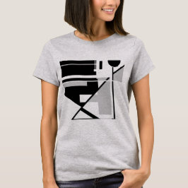 Camiseta Diseño inspirado en el MCM del Arte Geométrico Gri