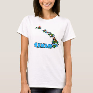 Camiseta Diseño inspirado en el tatuaje del estado de Hawai