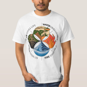 Camiseta Diseño inspirado en la naturaleza del símbolo de l