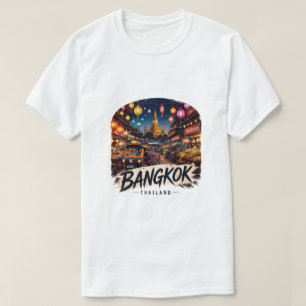 Camiseta diseño inspirado en viajes a Bangkok Tailandia