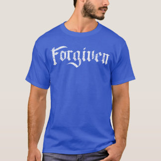 Camiseta Diseño Inspirador Cristiano Perdón para Hombres