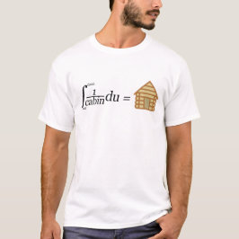 Camiseta Diseño integral de la cabaña de madera de la