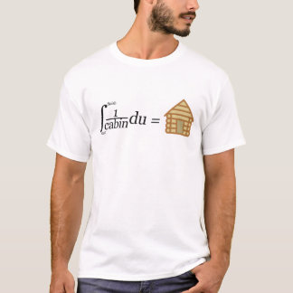 Camiseta Diseño integral de la cabaña de madera de la
