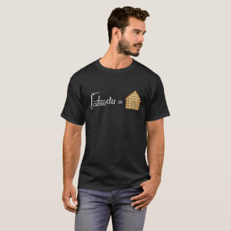 Camiseta Diseño integral de la cabaña de madera de la