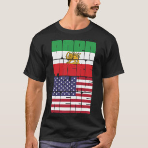 Camiseta Diseño Iraní Estadounidense Nacido Allí Pertenece