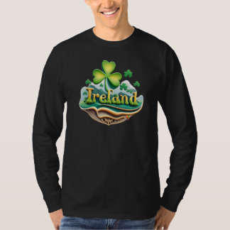 Camiseta Diseño irlandés con Shamrock Irish