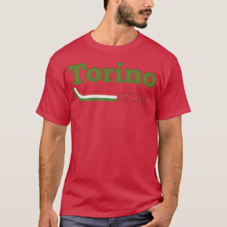 Camiseta Diseño italiano de estilo retro Torino Italia