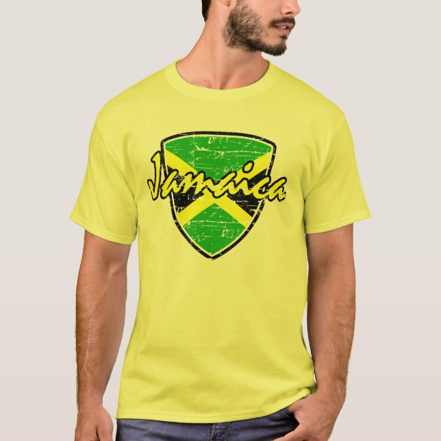 Camiseta Diseño jamaicano del fútbol (Anverso)