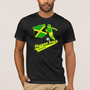 Camiseta Diseño jamaicano del fútbol