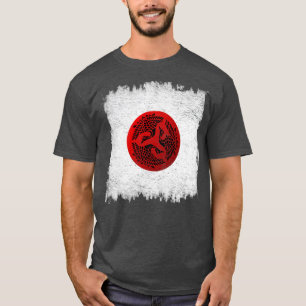 Camiseta Diseño japonés emergente del sol