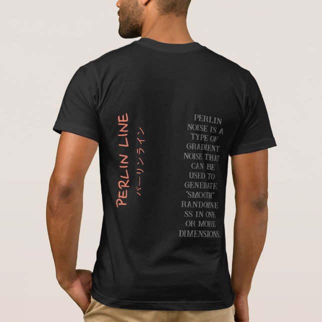 Camiseta Diseño japonés PERLINE (Reverso)