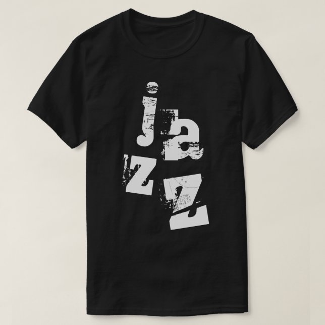 Camiseta diseño jazz 4 (Diseño del anverso)