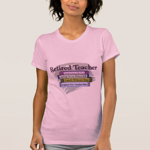 Camiseta Diseño jubilado de los libros del profesor "pila
