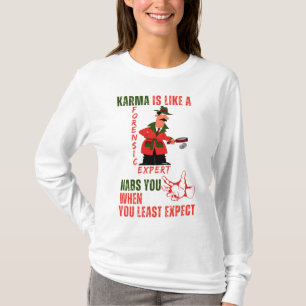 Camiseta Diseño "Karma" - de Maaya Prints, Women's White